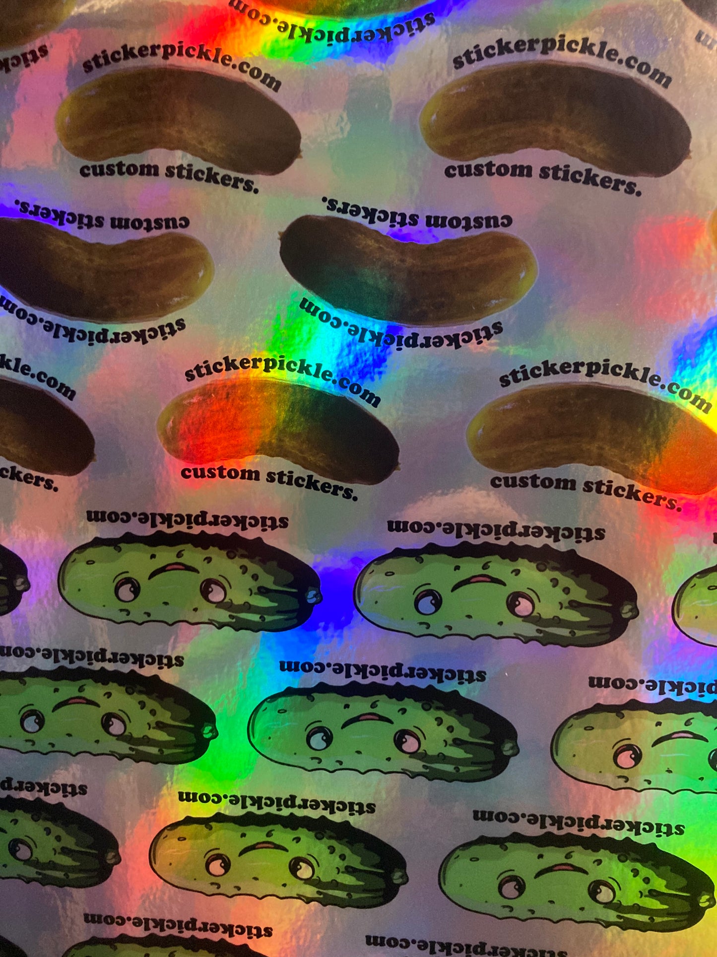 Custom Holographic Stickers (min. 50)