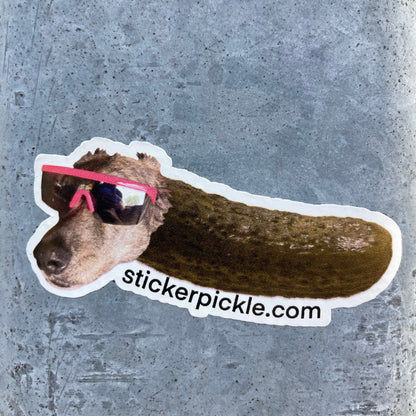 "Pickle Your Pet" Custom Vinyl Stickers (min. 50)